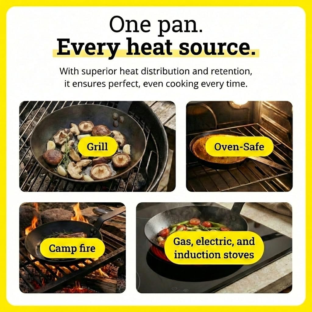 pre-seasoned-carbon-steel-skillet-long-handle-12-inches-lightweight-high-heat-frying-pan-with-long-handle-for-quick-temperature-response-ideal-for-searing-sauteing