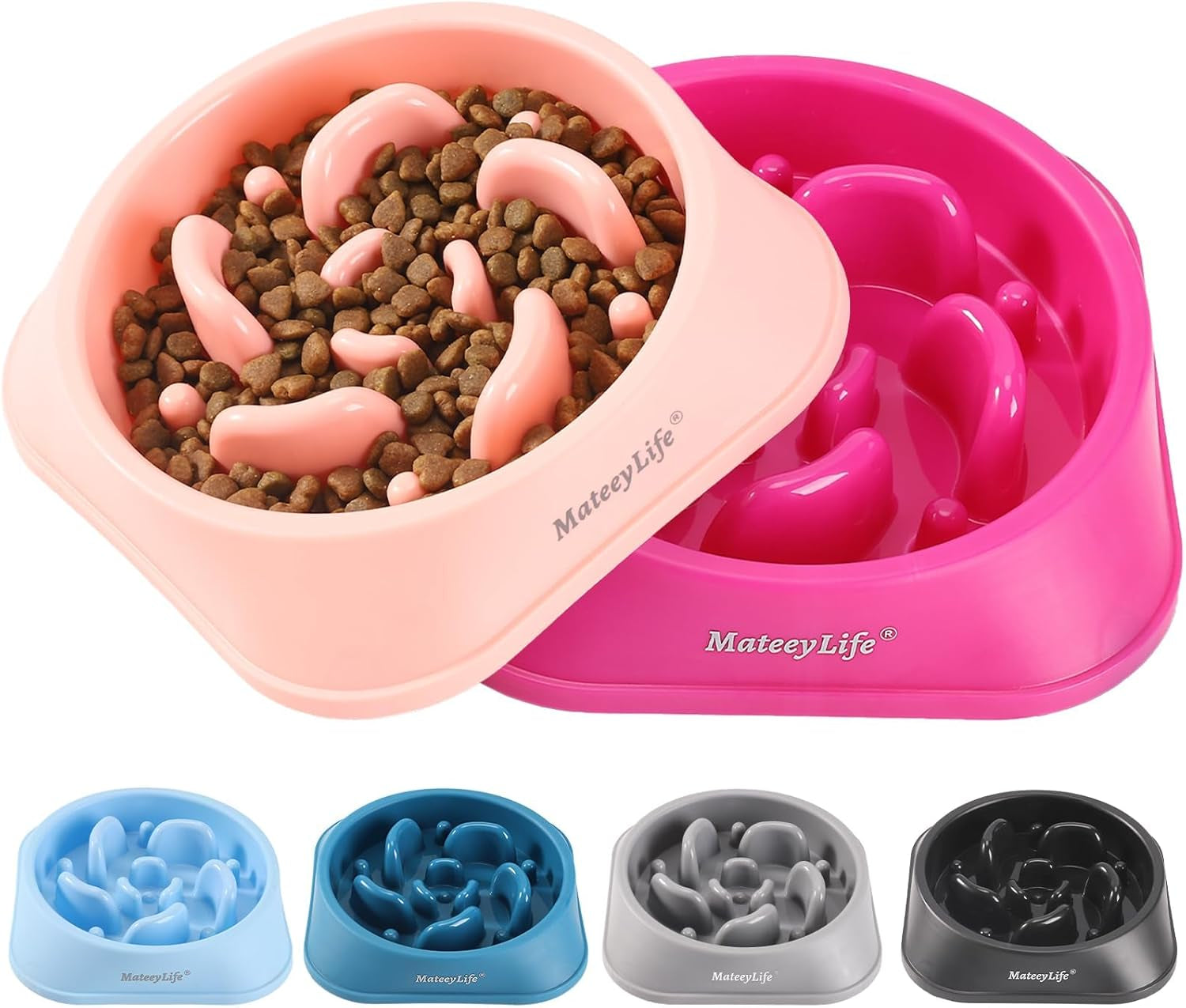mateeylife-2-pack-slow-feeder-dog-bowls-2-cups-dog-puzzle-feeder-bowl-food-contact-safe-dishwasher-safe-non-slip-base-maze-design-for-fast-eaters-for-dogs-and-cats-daily-mealtimes