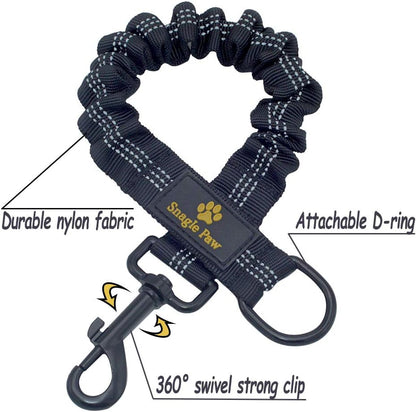 Bungee Dog Leash Extension Attachment, 18” Shock Absorbing Lead Extension Absorber, Prevent Injury on Arm and Shoulder & save Dogs from Getting Hurt, Great for Bicycle, Running, Walking2