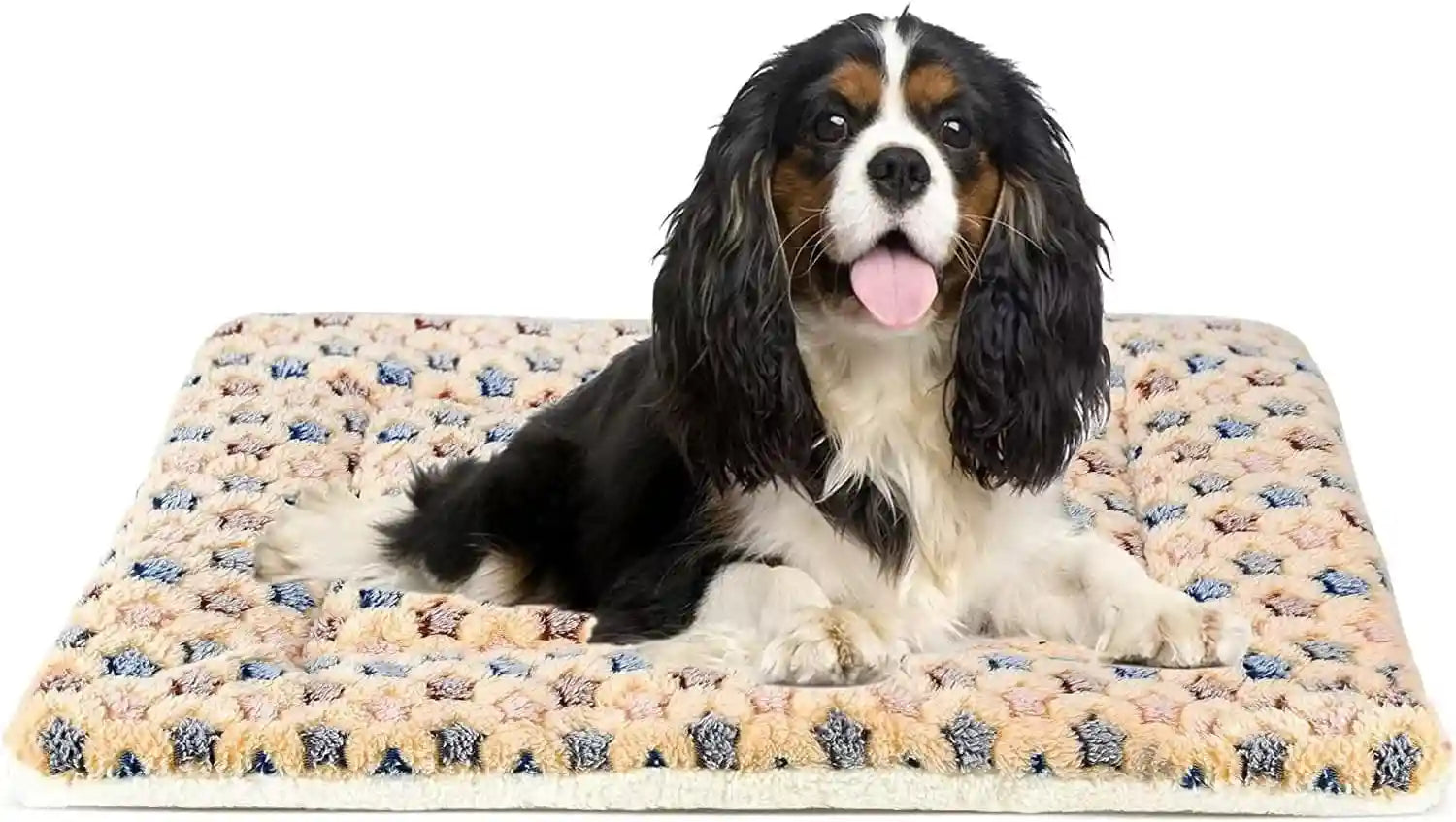mora-pets-dog-crate-pad-ultra-soft-pet-bed-with-cute-star-print-washable-mat-for-large-medium-small-dogs-reversible-fleece-kennel-liner-cat-bed-23-x-18-inch-brown