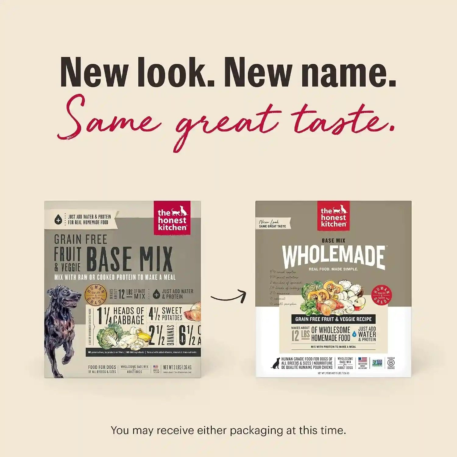 the-honest-kitchen-wholemade-grain-free-dog-food-base-mix-veggie-fruit-human-grade-easy-homemade-dog-food-starter-just-add-water-topper-for-dry-or-wet-dog-food-7-lb-bag-makes-28-lbs