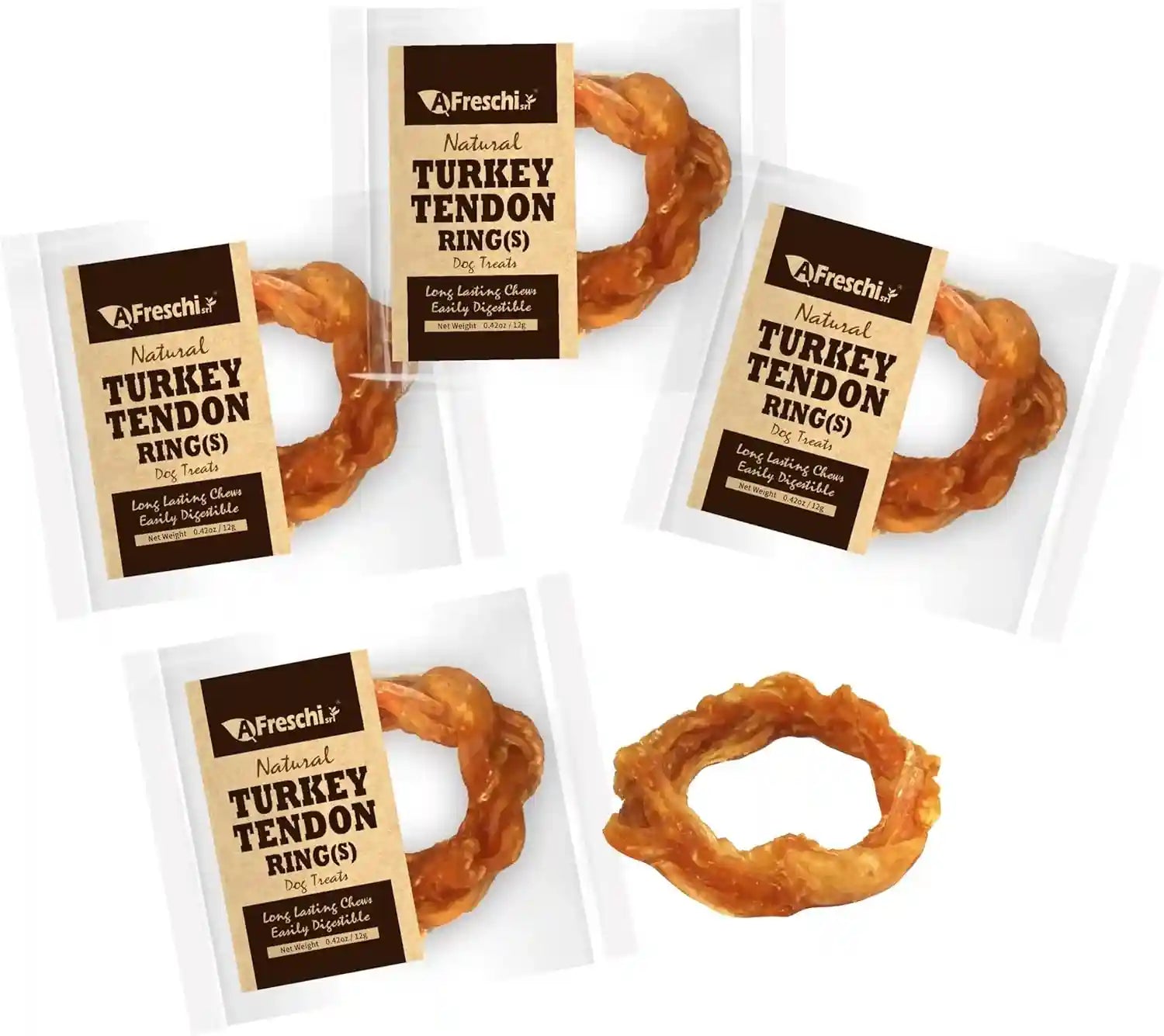 a-freschi-srl-turkey-tendons-for-dogs-usa-sourced-human-grade-rawhide-free-long-lasting-puppy-chews-all-natural-hypoallergenic-dog-treats-for-small-breeds-strips-3oz-pack