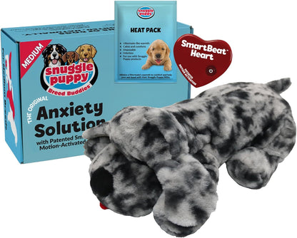 Snuggle Puppy Original Heartbeat Puppy Toy with Real-Feel Pulse & Heat Pack, Calming Sleep Aid for Puppy Anxiety, Crate Training, First Nights & New Puppy Transition - Biscuit14