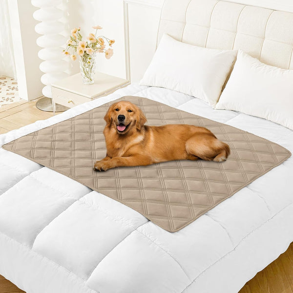 Smiry Waterproof Dog Bed Cover, Reversible Pet Blanket for Sofa Couch | Soft Washable Dog Blanket, Leakproof Couch Cover for Dogs Cats & Furniture Protection, 52X82, Grey/Dark Grey41