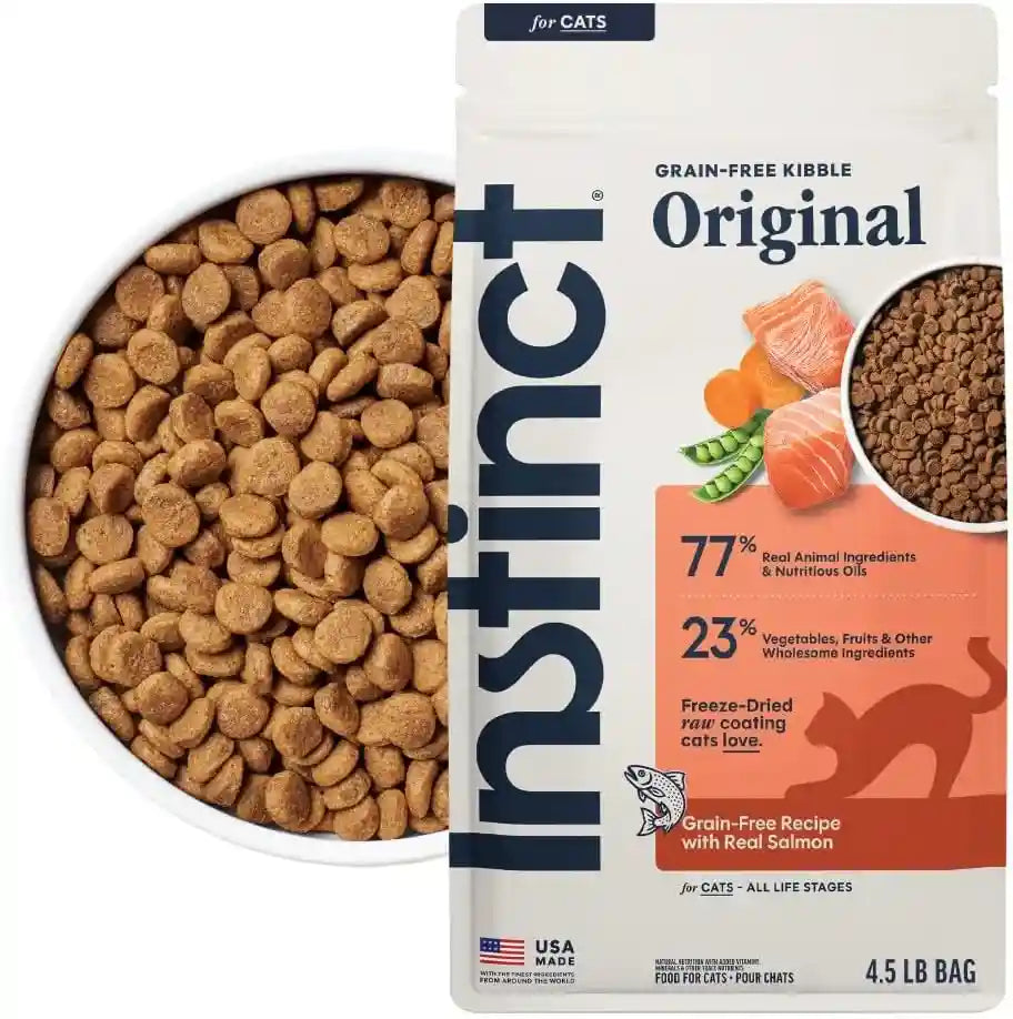 instinct-original-dry-cat-food-raw-coated-kibble-real-chicken-5-lb-bag-raw-coated-kibble-with-cage-free-chicken-for-strong-muscles-digestive-health-and-healthy-skin-coat-grain-free
