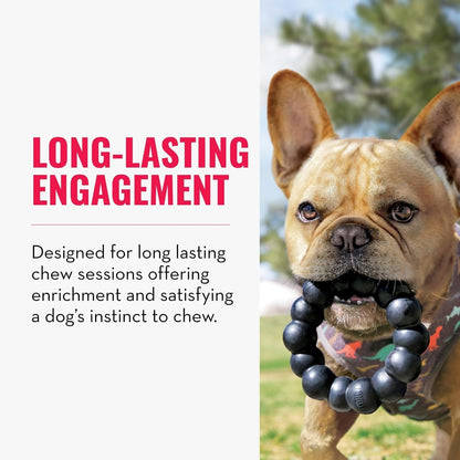 KONG Extreme Ring - Durable Natural Rubber Ring Toy for Healthy Chewing Habits - Chew Toy Supports Dog Dental Health - Dog Toy Supports Instincts during Playtime - for XL Dogs3