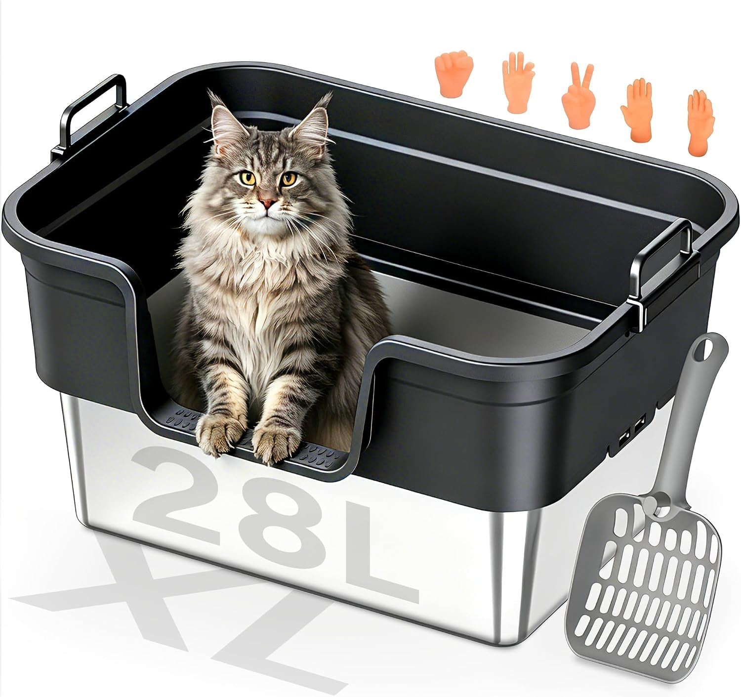 litter-box-extra-large-cat-litter-box-enclosed-design-prevents-scatter-30-angled-filter-plate-leak-proof-includes-cat-litter-mat-metal-scoop
