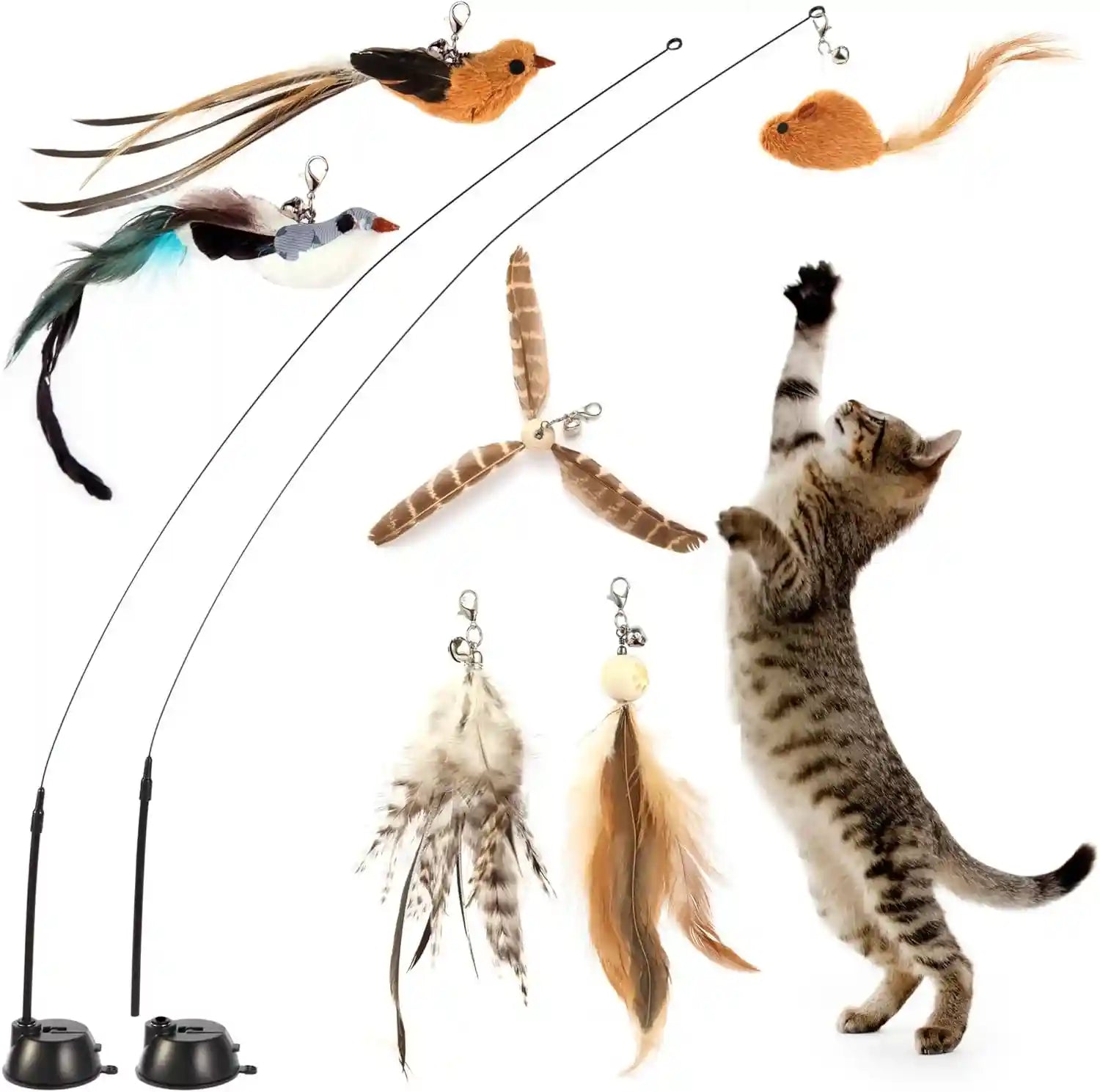 interactive-bird-simulation-cat-toy-set-cat-wand-toys-includes-2-self-holding-suction-cup-bases-and-6-detachable-replacement-feather-toys