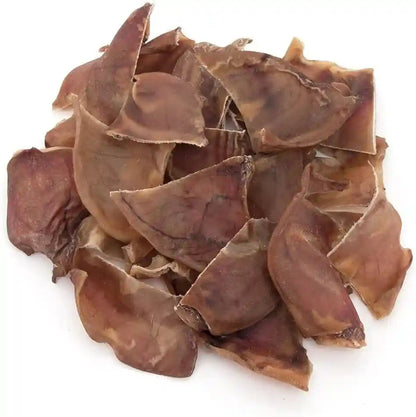 Best Pet Supplies Gigabite Whole Pig Ears for Dogs - 25 Count | Single Ingredient, All Natural Pig Ears, Supports Dental Health, Perfect for Training, Slow Roasted Chews11