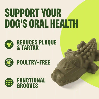 Whimzees Wellness Alligator Natural Dog Dental Treat, Chews, Freshens Breath, Small Size, 12.7 Oz Bag, 24 Count4