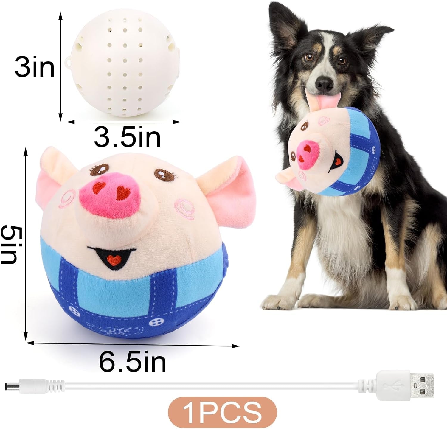 baborui-interactive-dog-toys-pig-jumping-squeaky-dog-toys-with-recording-and-music-modes-rechargeable-moving-dog-chew-toys-for-small-medium-large-dogs-to-keep-them-busyblue-pig