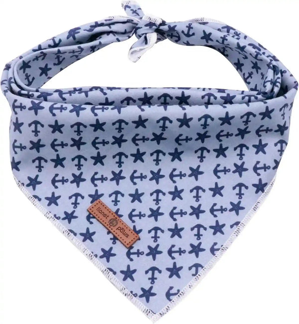 Lionet Paws Dog Bandana for Small Medium Large Dogs, Cat Kerchief Blue DOIT, Triangle Bibs Scarf for Girl or Boy9
