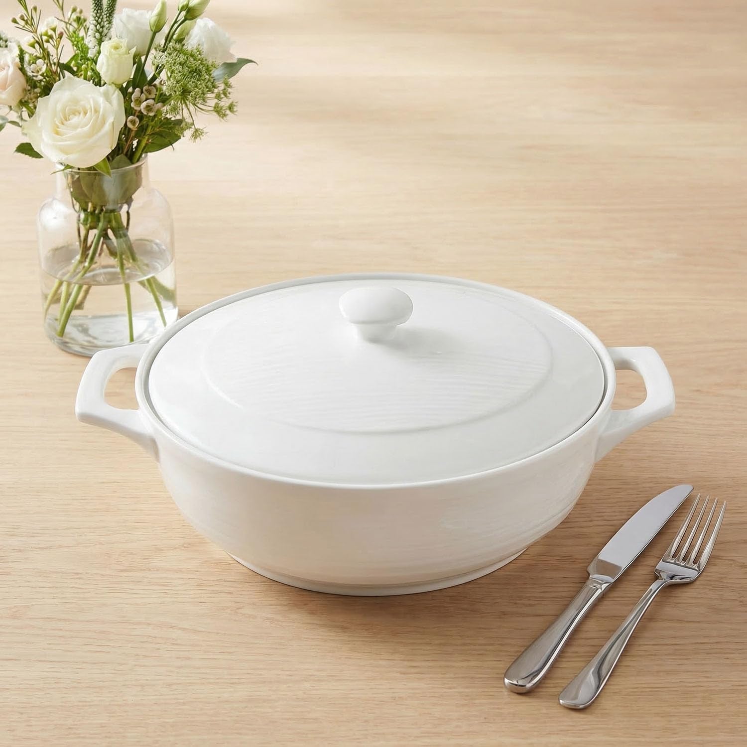 9-x-6-5-oval-casserole-dish-with-lids-1-9-quart-french-white-ceramic-serving-soup-tureens-baking-dish-with-handle-12-1-in-for-casseroles-lasagna-cookware-set-microwave-oven-safe