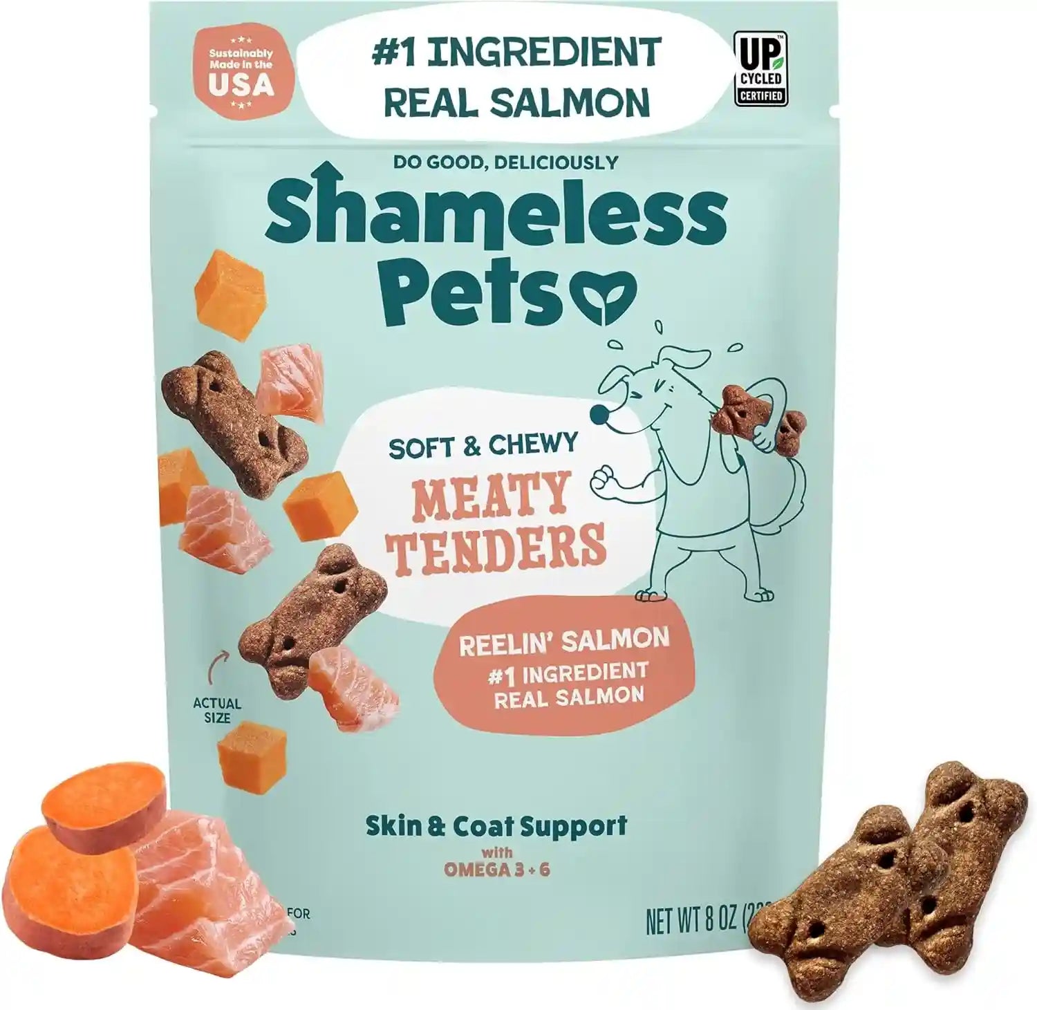 shameless-pets-soft-dog-treats-bacon-me-crazy-meaty-tenders-soft-chewy-treats-for-dogs-real-bacon-1st-ingredient-grain-free-healthy-treats-for-small-medium-large-dogs-8oz