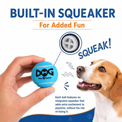 INSUM Small Tennis Balls for Dogs - 2 Inch 20 Pack Squeaky Dog Balls | Built in Squeaker, Durable, SGS Non-Toxic Test, Mini Tennis Balls for Small Breeds, with Mesh Bag3