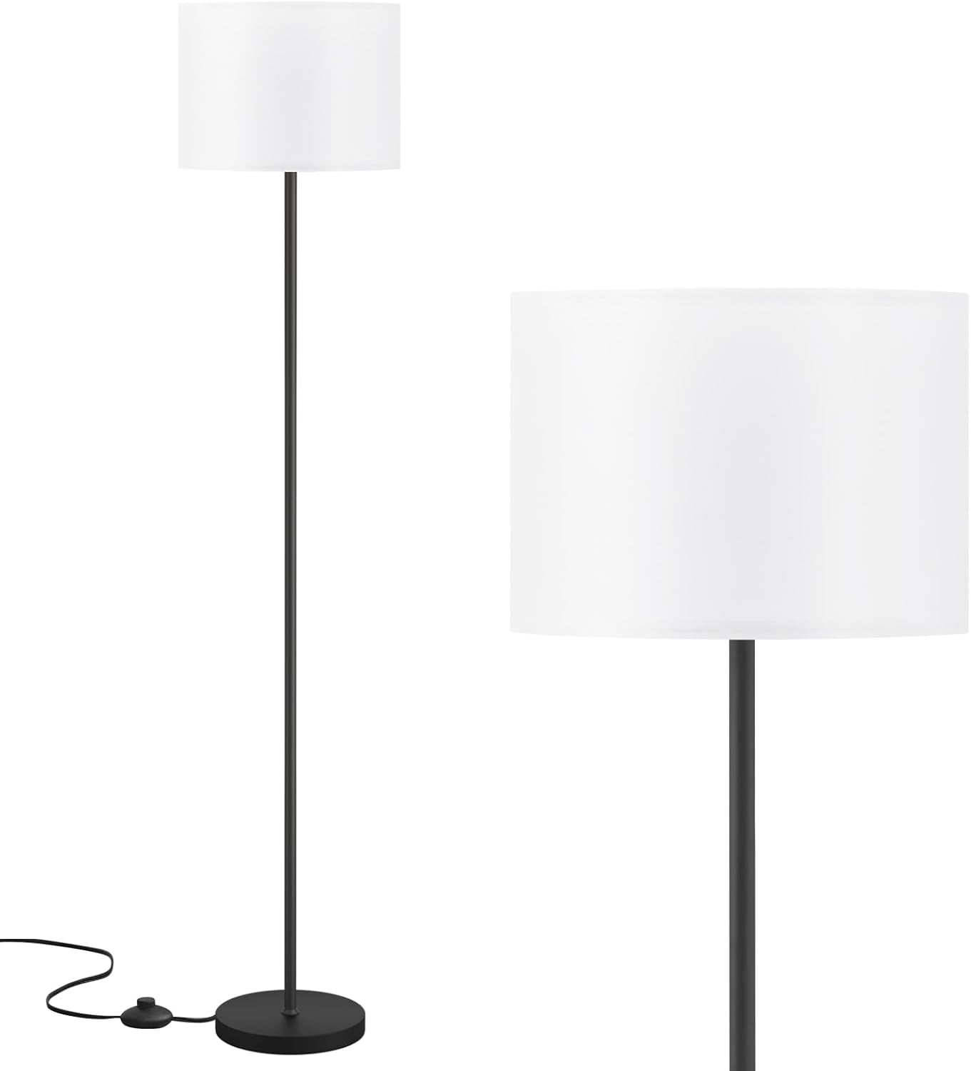 modern-floor-lamp-simple-design-with-white-shade-foot-pedal-switch-60-black-floor-lampwithout-bulb-tall-lamps-for-living-room-bedroom-office-dining-room-kitchen