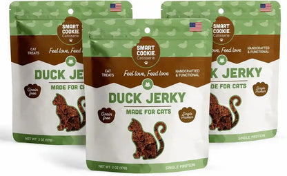 Smart Cookie Salmon Jerky Cat Treats – Real Salmon & Flaxseed, Omega-3S for Skin & Coat, Grain Free, High Protein, Handcrafted Natural Treat – Made in the USA (Pack of 1)12