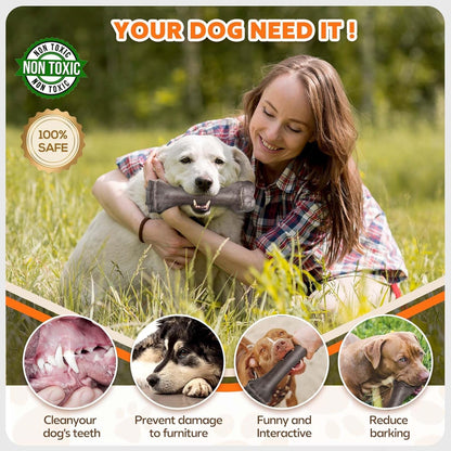 Dog Toys for Aggressive Chewers, Indestructible Bones Toy for Aggressive Chewers, Tough Puppy Chew Toy for Heavy Duty Dogs, Big Dog Teething Toys with Durable Nylon for Large/Medium Breed Puppies5