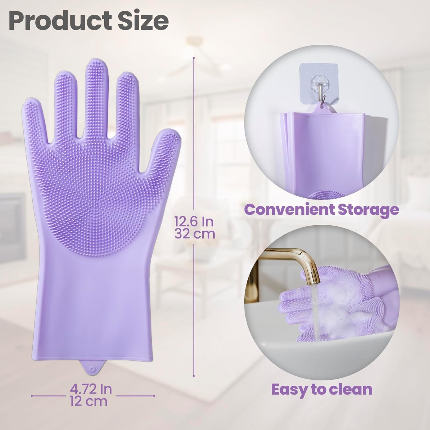 silicone-pet-grooming-gloves-dog-washing-gloves-for-bathing-1-pair-purple-3000-soft-silicone-bristles-5-finger-flexible-gently-massages-removes-fur-non-slip-easy-clean-for-dogs-cats-horses