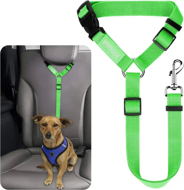 Adjustable Pet Seat Belt Restraint for Dogs and Cats - Vehicle Headrest Safety Harness (1 Pack)19
