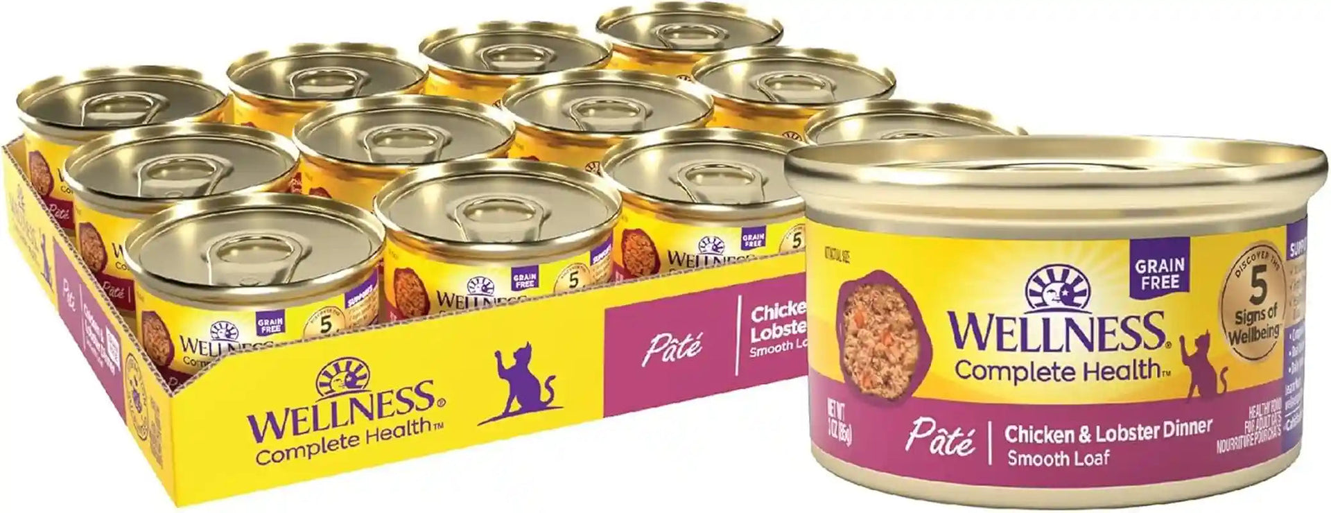 wellness-complete-health-pate-adult-canned-wet-cat-food-natural-protein-rich-grain-free-chicken-entree-recipe-3-oz-pack-of-24-cans