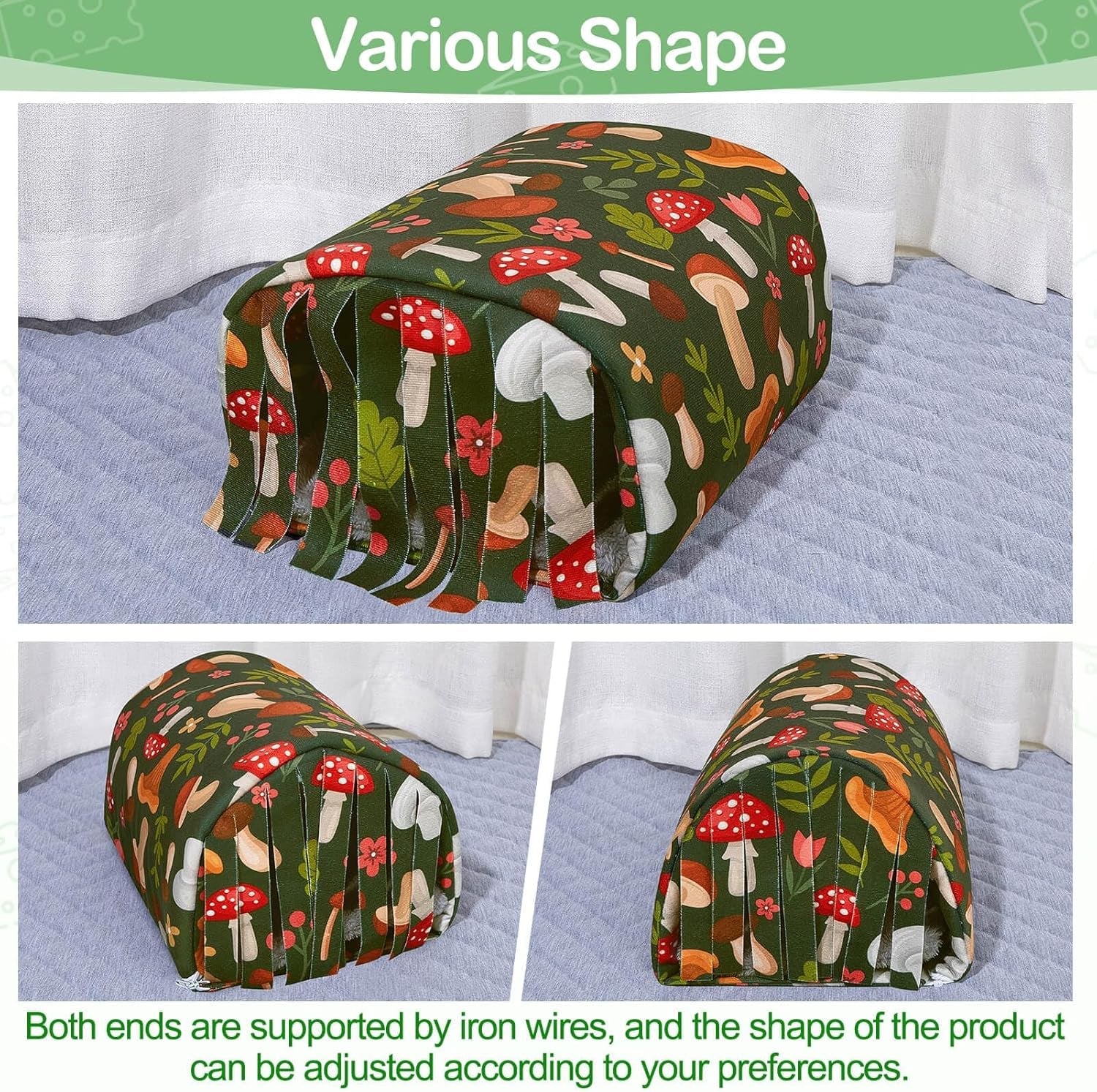 unicorn-catcher-washable-guinea-pig-tunnel-with-curtains-for-small-animals-cozy-small-pet-hideout-featuring-curtains-for-privacy-ideal-for-hamsters-chinchillas-and-bunnies-to-rest-and-play