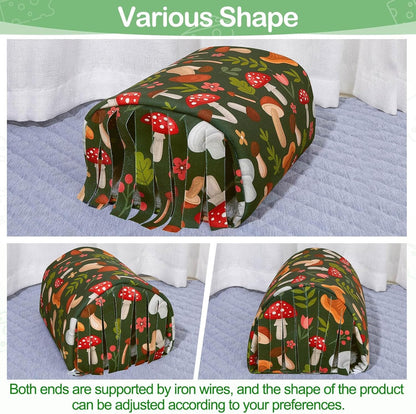 Unicorn Catcher Washable Guinea Pig Tunnel with Curtains for Small Animals | Cozy Small Pet Hideout Featuring Curtains for Privacy Ideal for Hamsters, Chinchillas and Bunnies to Rest and Play5