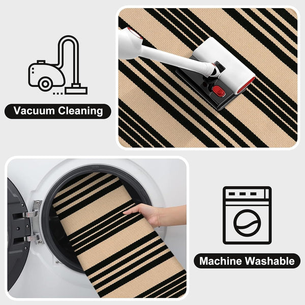 Front Door Mat 24"X51", Striped Porch Rug Outdoor Door Mat Fall Decor | Machine Washable Front Door Rug Welcome Door Mats outside Entrance Indoor Outdoor Rugs Cotton Woven Entry Rug for Porch/Patio6