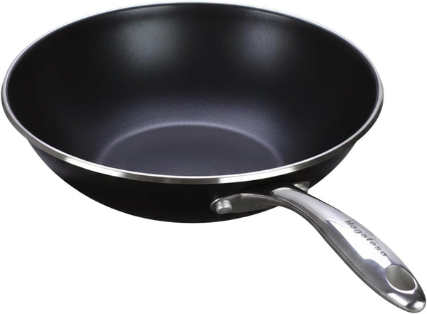 Prisma 11-Inch Stainless Steel Wok with Triple-Layer Nonstick Coating, Induction-Compatible, Oven & Dishwasher Safe, Stir-Fry Pan1