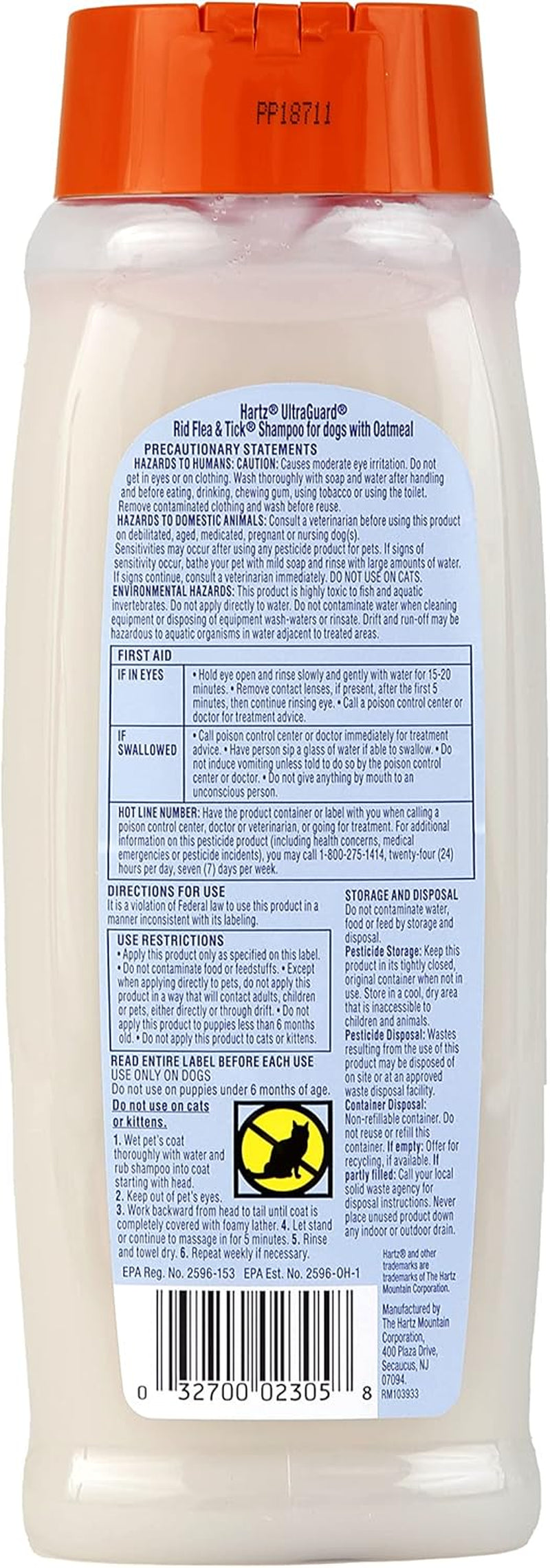 hartz-ultraguard-rid-flea-tick-oatmeal-dog-shampoo-18-oz-bottle