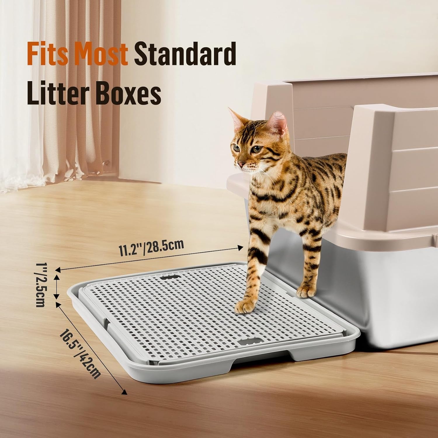 large-cat-litter-box-step-mat-16-5x11-2-cat-ramp-stairs-cat-litter-catcher-for-self-cleaning-litter-box-cats-pedal-step-stool-ideal-for-kitten-older-cats-light-grey