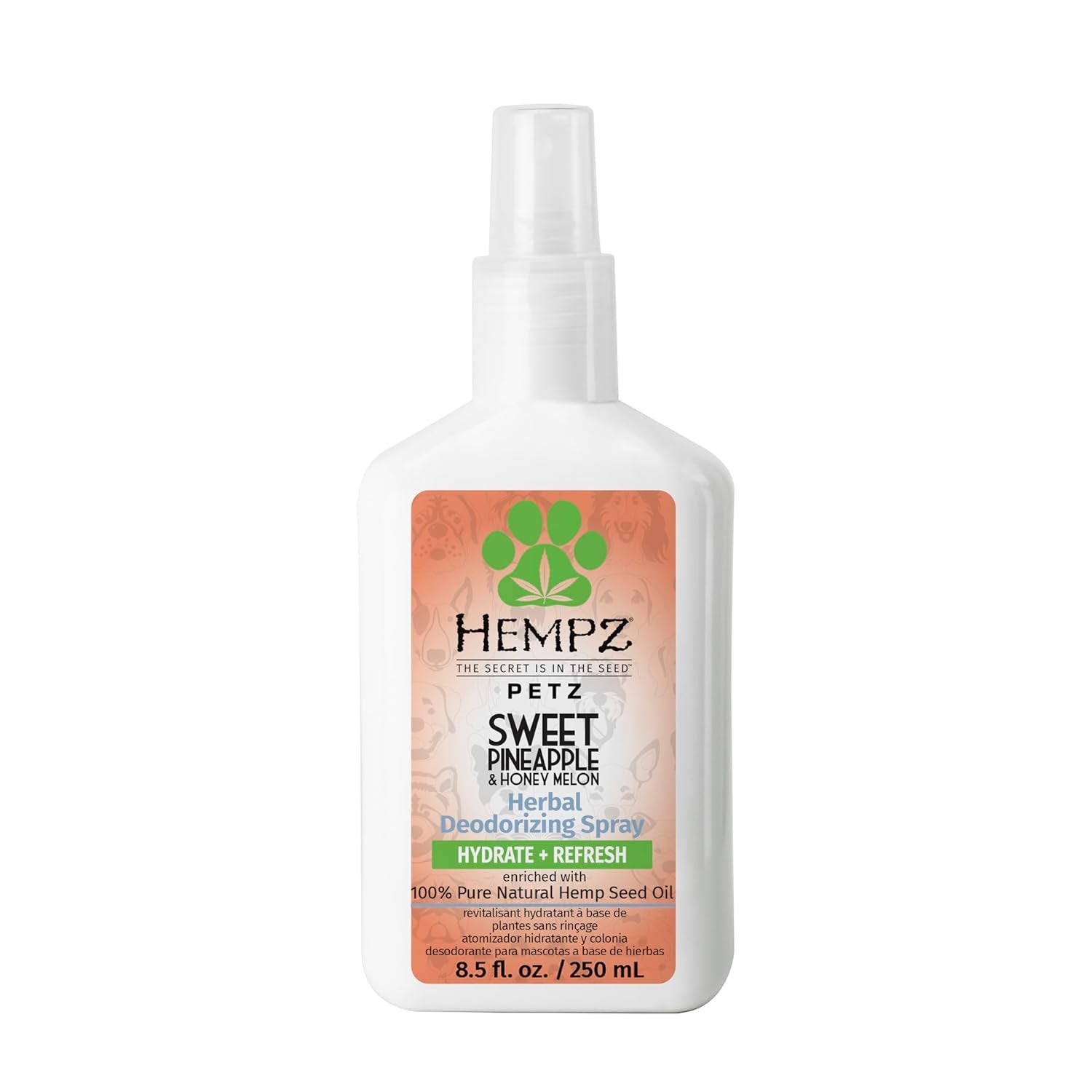 hempz-petz-dog-cologne-sweet-pineapple-honey-melon-herbal-deodorizing-spray-8-5-oz