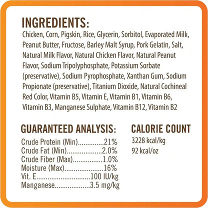 Nutri Chomps Dog Chews, 5-Inch Twists, Easy to Digest, Rawhide-Free Dog Treats, 15 Count, Real Chicken, Peanut Butter and Milk Flavors | a Rawhide-Free Chew That'S Gentle and Easy to Digest, Made with the Real, Wholesome Ingredients Dogs Love8