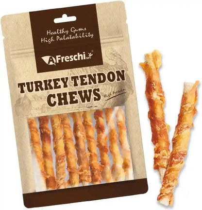 Afreschi Turkey Tendons Dog Treats, Braided Sticks, 3.5 Oz | Rawhide-Free Puppy Chews14