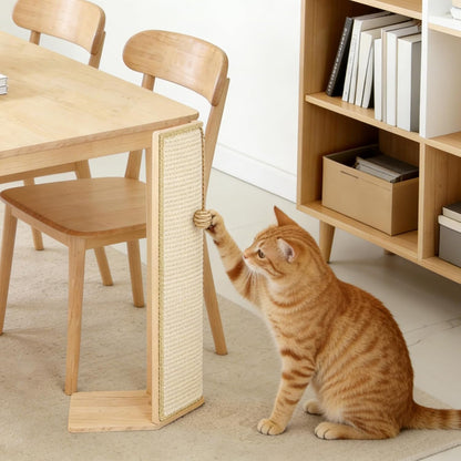 24" Tall Couch Corner Cat Scratcher, Sisal Scratching Pad with Toy Ball, Furniture Protector for Sofa, Easy Assembly Stylish Modern Cat Scratching Post6