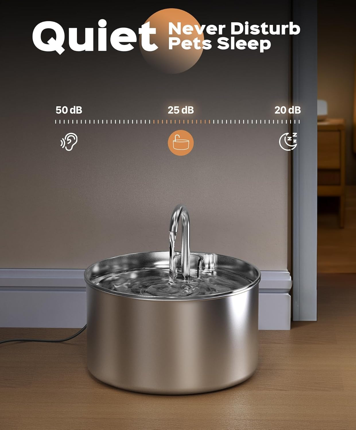 cat-water-fountain-stainless-steel-8-filters-8-sponges-pet-water-fountains-faucet-metal-automatic-cat-dog-waterer-bowls-pets-watering-running-bottle-water-dispenser-for-drinking-ultra-quiet-pump