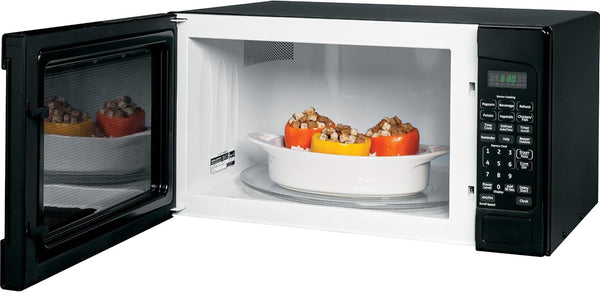 GE JES2051DNBB Countertop Microwave Oven, 1,200-Watt Capacity, 2.0 Cubic Ft., 8 Auto Setting Cooking Settings, Kitchen Essentials for the Countertop, Dorm Room or Apartment, Black2