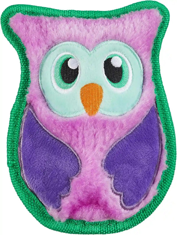 Outward Hound Durablez Minis – Squeaky Plush Dog Toy, No Stuffing for Less Mess, Interactive & Tough, Jumbo Squeaker, Puppies & Small Dogs, Pig, 6.8"11
