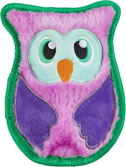 Outward Hound Durablez Minis – Squeaky Plush Dog Toy, No Stuffing for Less Mess, Interactive & Tough, Jumbo Squeaker, Puppies & Small Dogs, Pig, 6.8"11