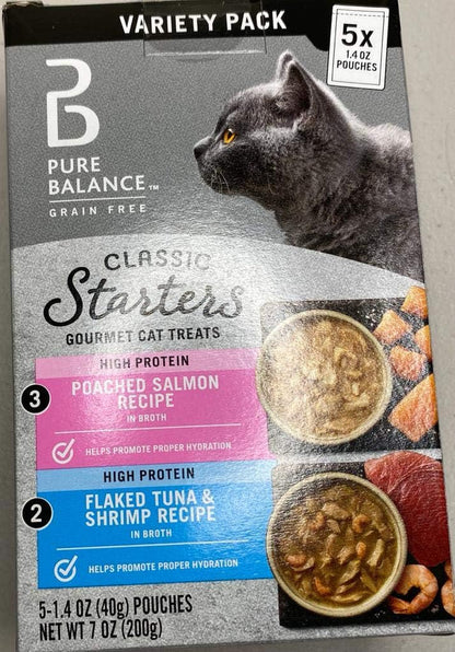 Pure Balance Grain Free, Classic Starters Goumet Cat Treats1