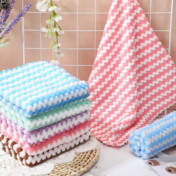 Moukeren 20Pcs Guinea Pig Fleece Bedding Blankets Bulk Washable Small Animal Fleece Cage Liners Pet Wash Cloth Sleeping Mat Cover for Hamster Chinchilla Rabbit Hedgehog(Multicolor, 12 X 12 Inch)6