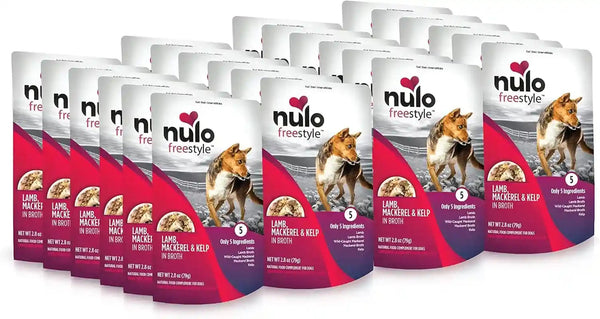 Nulo Freestyle Variety Flavor Real Meat Grain-Free Premium Puppy & Dog Food Topper, 2.8 Ounce (Pack of 6)22