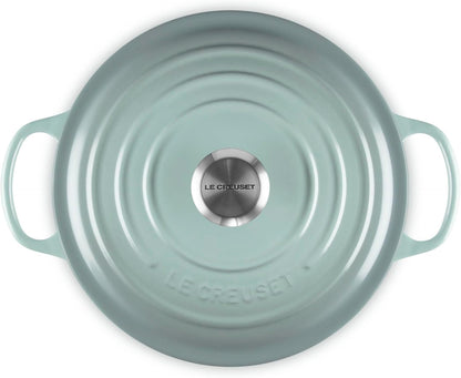 Le Creuset Enameled Cast Iron Signature Deep round Oven, 6.5 Qt., Sea Salt2