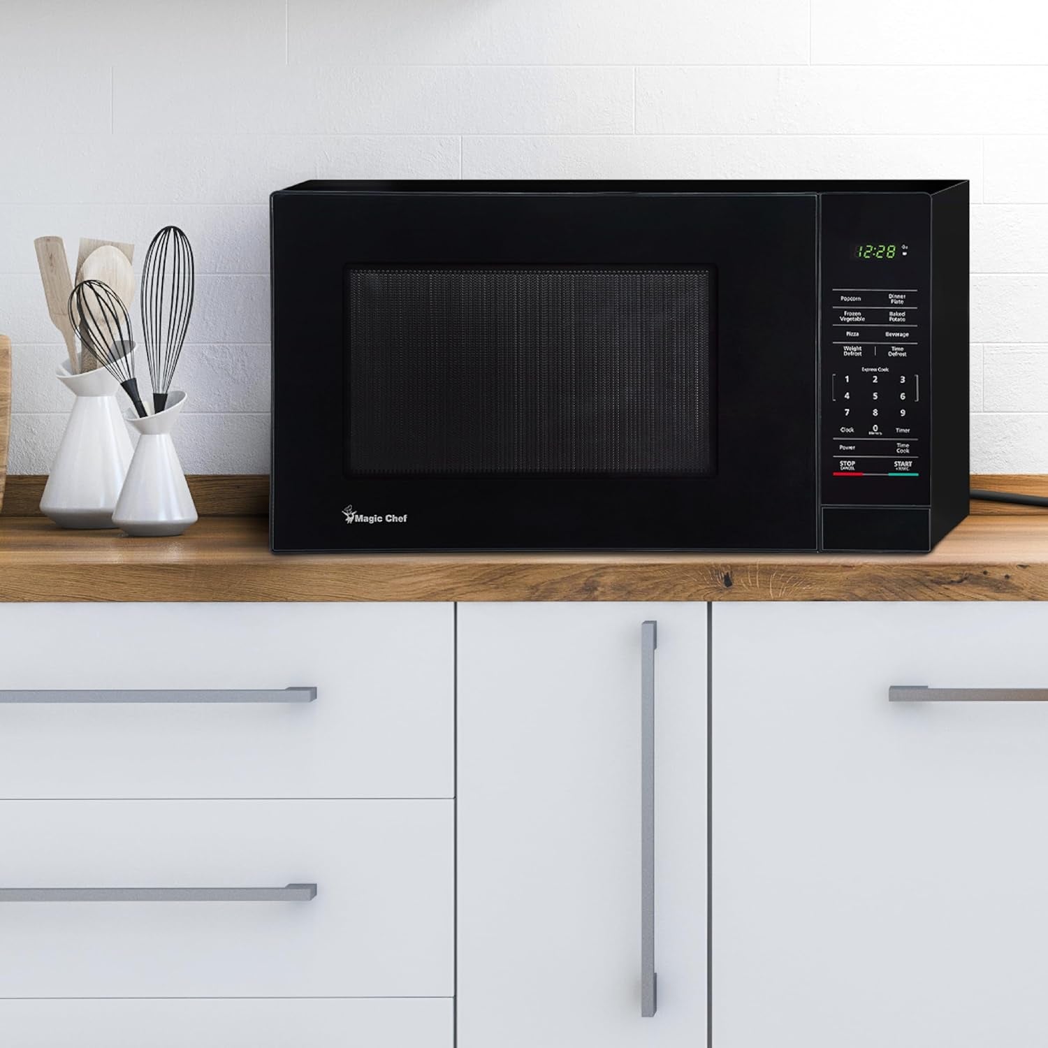 1-1-cu-ft-countertop-microwave-oven-in-black-with-gray-cavity-digital-kitchen-appliance-with-one-touch-cooking-child-lock-timer-reheat-defrost-10-power-levels