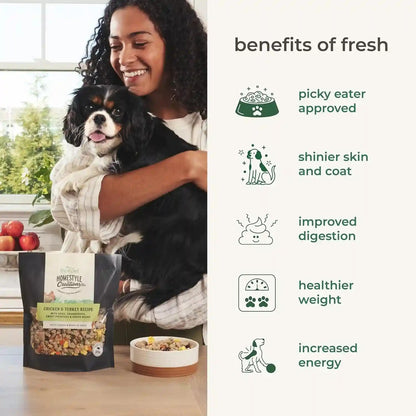 Freshpet Beef, Chicken & Turkey Homestyle Creations Dog Food, 16 Ounce7