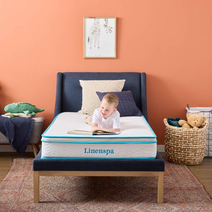 8 Inch Hybrid Mattress - Twin - Bed in a Box8