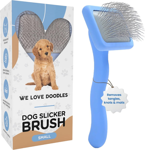 Slicker Brush for Dogs, Pet Grooming Brushes for Doodles & Poodles, Large | Best Brush for Long Haired Dogs, Dematting Comb & Deshedding Tools for Goldendoodle Coats, Puppy Matting Grooming Supplies13