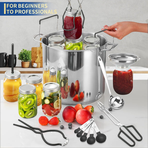 Canning Supplies Starter Kit with Canning Rack,Canning Kit for Beginners4