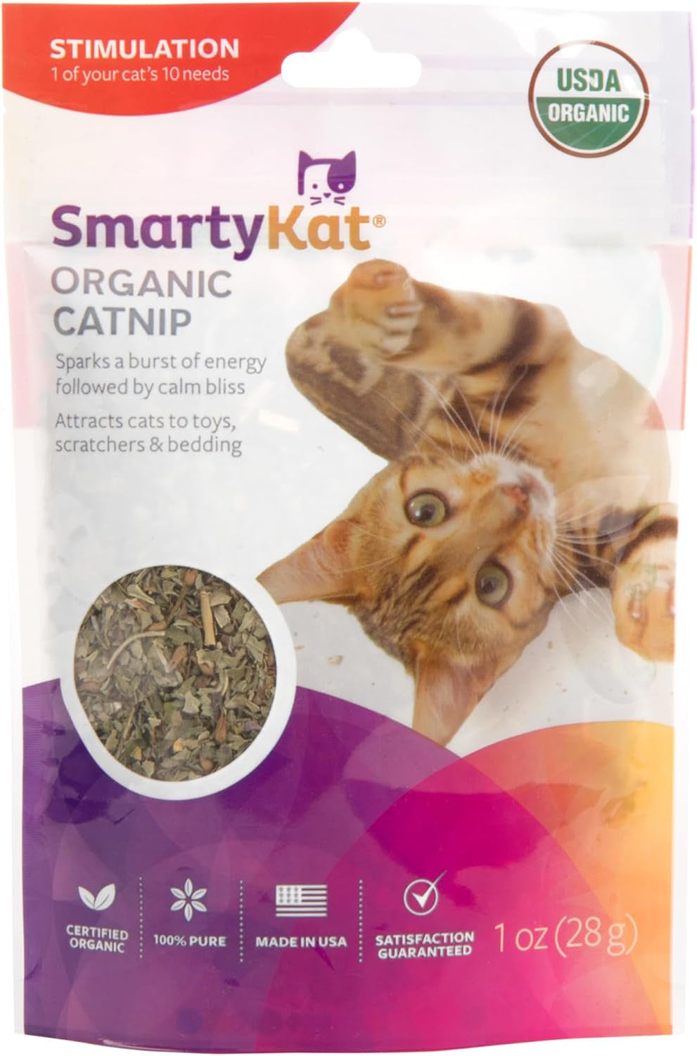 smartykat-natural-catnip-canister-100-natural-cat-nip-for-cats-premium-dried-catnip-for-indoor-cats-positive-training-aid-for-play-and-exercise-resealable-shaker-bottle-2-ounces