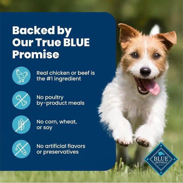 Blue Buffalo Delights Variety Pack Natural Grain Free Wet Dog Food for Small Breed Dogs (Top Sirloin Flavor Paté and Grilled Chicken Flavor Paté) with Natural Ingredients, 3.5-Oz. Each (12 Cups)6